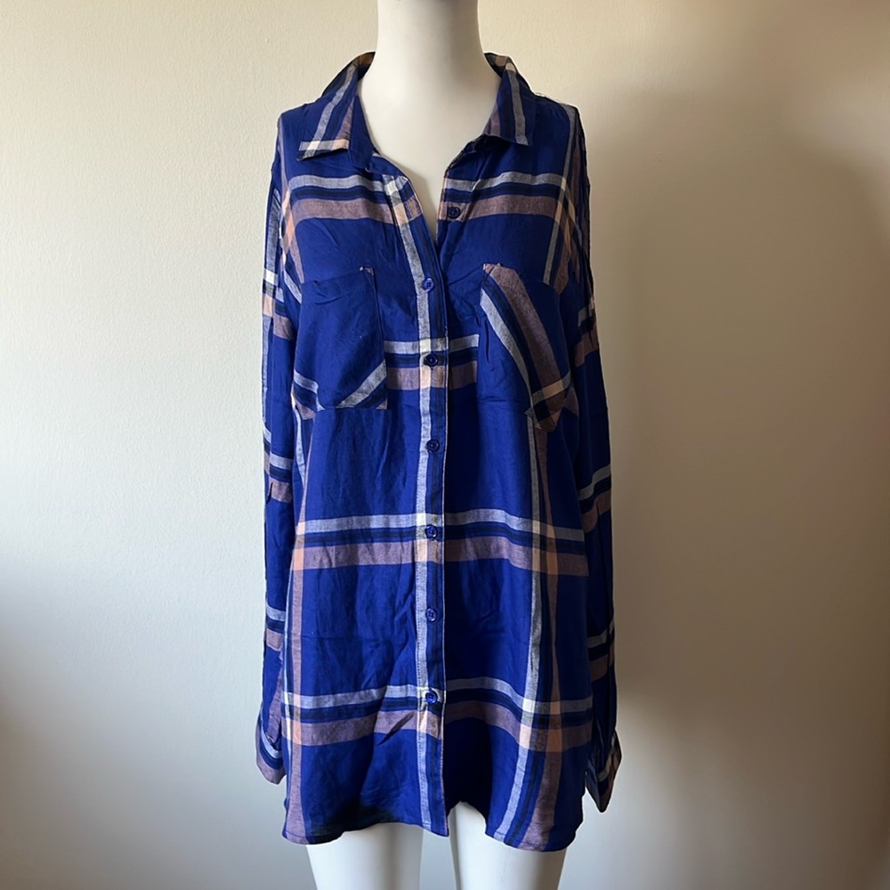 Lucky Brand Buttons Down Shirt Size XL New With Tag